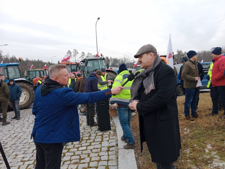 Udział Prezesa KIPDiP w protestach rolników